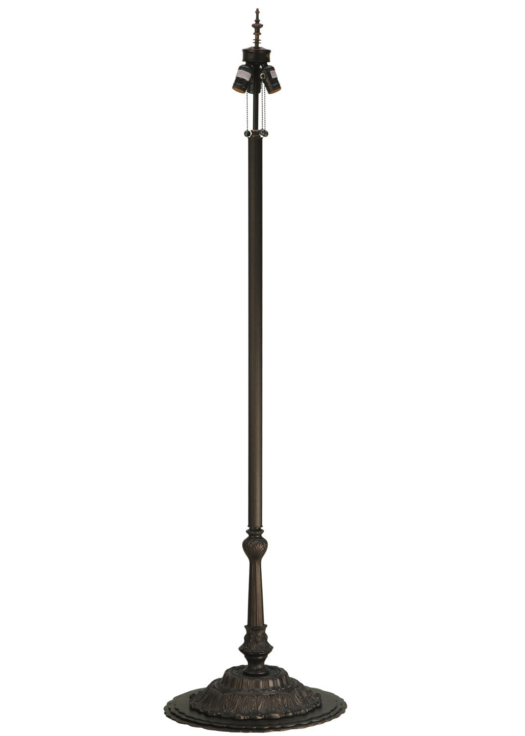 Meyda Tiffany Lighting 107829 Lone Pine Three Light Floor Base Utility Light Bronze / Dark