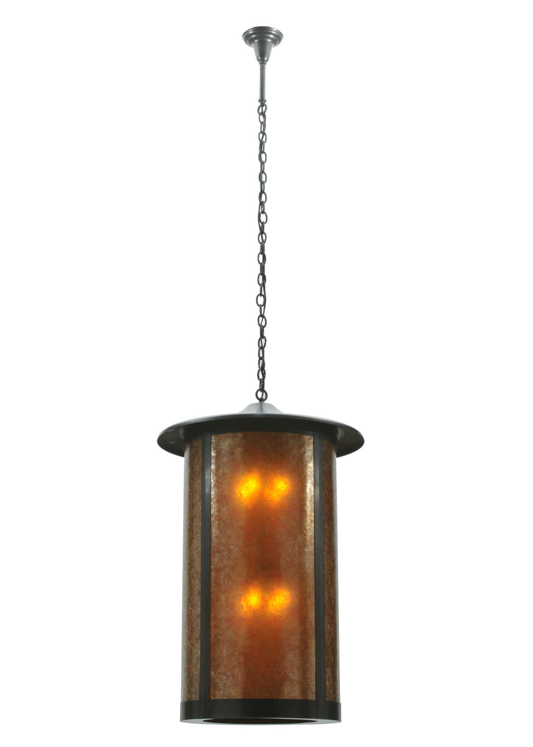 Meyda Tiffany Lighting 110932 Fulton Eight Light Pendant Outdoor Bronze / Dark