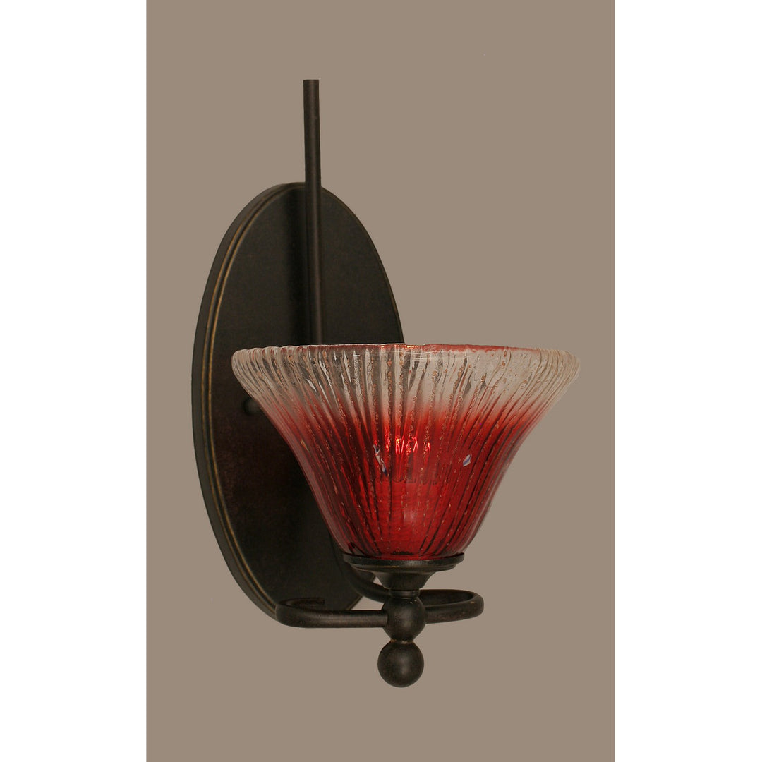 Toltec Capri 591-dg-756 Wall Sconce Light - Dark Granite
