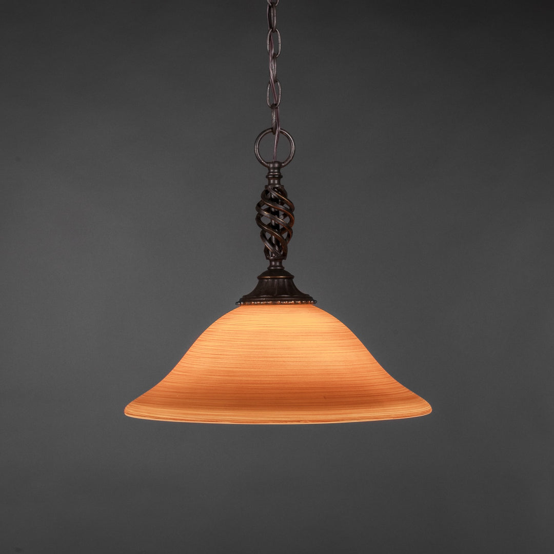 Toltec Elegant 82-dg-622 Pendant Light - Dark Granite