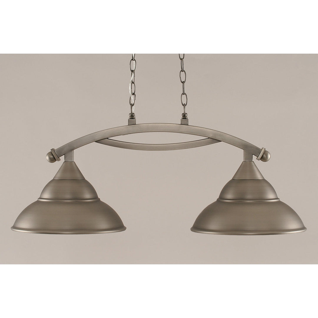 Toltec Bow 872-bn-428-bn Pendant Light - Brushed Nickel