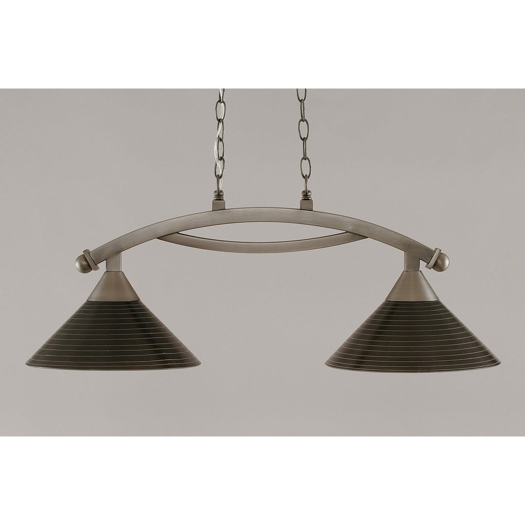 Toltec Bow 872-bn-442 Pendant Light - Brushed Nickel