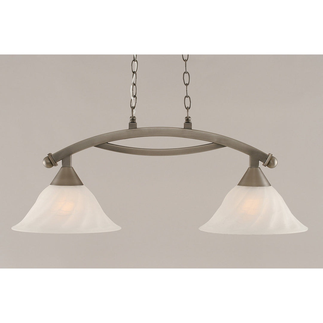Toltec Bow 872-bn-5721 Pendant Light - Brushed Nickel