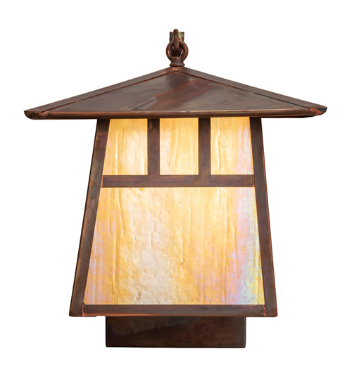 Meyda Tiffany Lighting 54786 Stillwater One Light Wall Sconce Outdoor Bronze / Dark