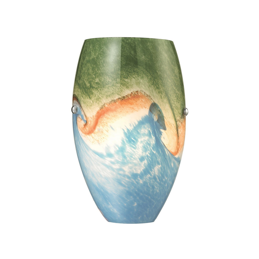 Elk Geologic 10088/1 Wall Sconce Light - Satin Nickel