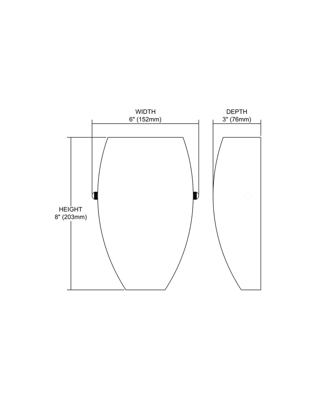 Elk Geologic 10088/1-LED Wall Sconce Light - Satin Nickel