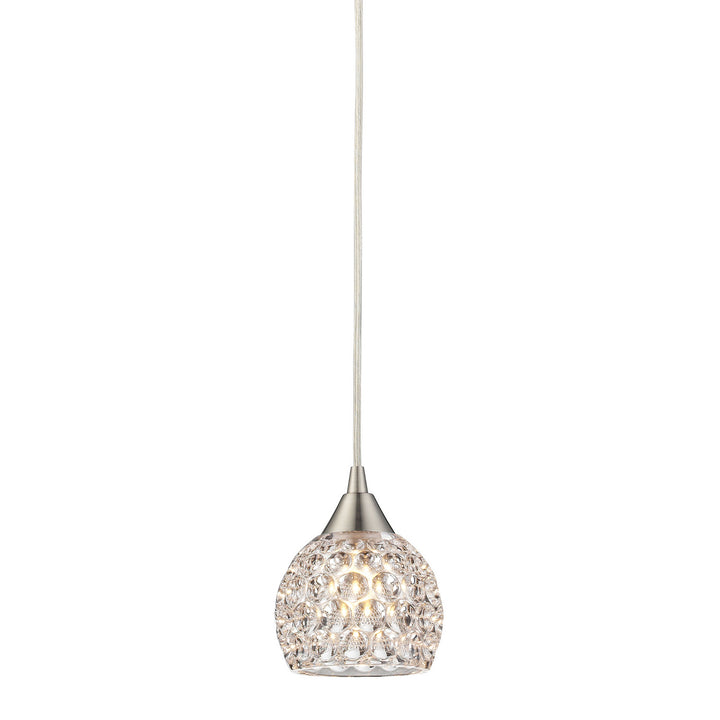 Elk Kersey 10341/1 Pendant Light - Satin Nickel