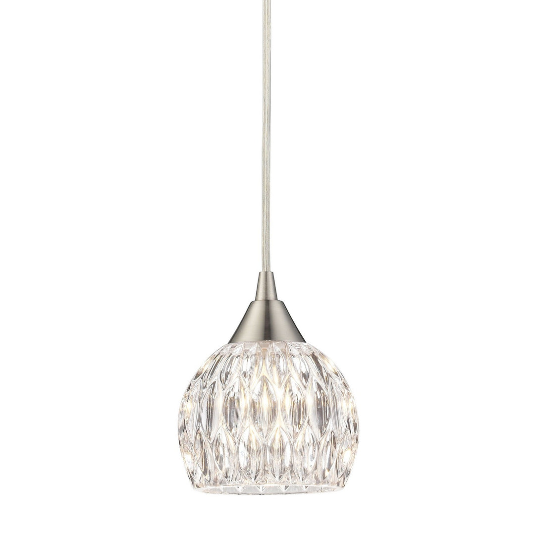 Elk Kersey 10342/1 Pendant Light - Satin Nickel