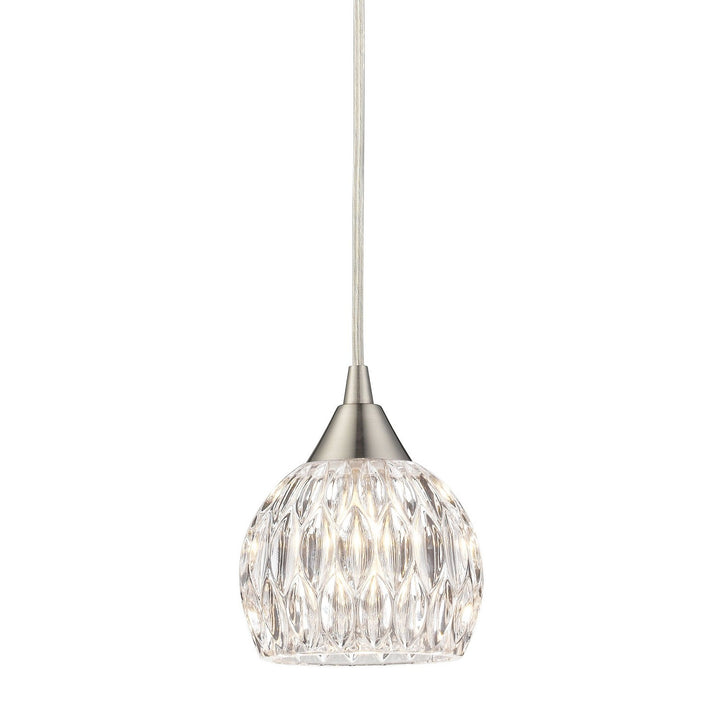 Elk Kersey 10342/1 Pendant Light - Satin Nickel