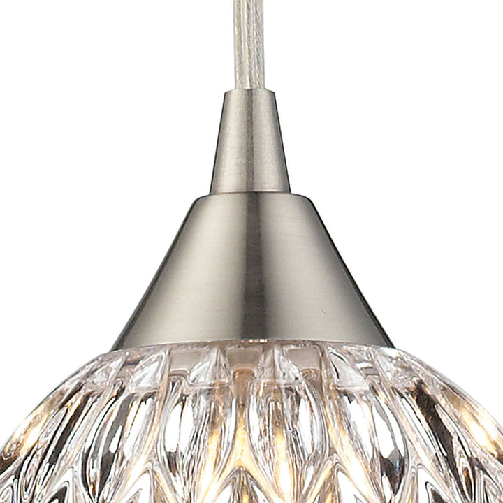 Elk Kersey 10342/6RC Pendant Light - Satin Nickel