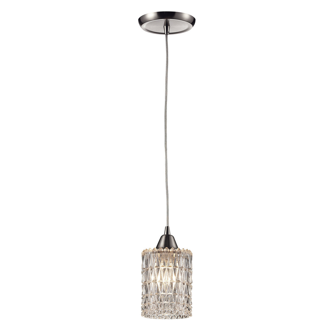Elk Kersey 10343/1 Pendant Light - Satin Nickel
