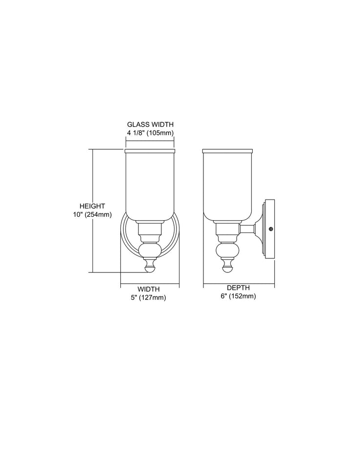 Elk Bristol 11590/1-LED Wall Sconce Light - Oil Rubbed Bronze