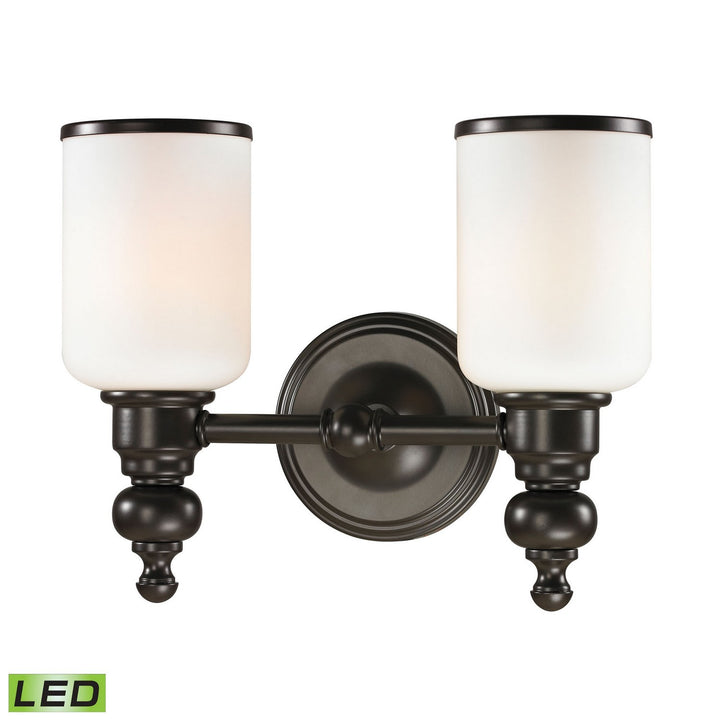 Elk Bristol Way 11591/2-LED Bath Vanity Light 13 in. wide - Oil Rubbed Bronze