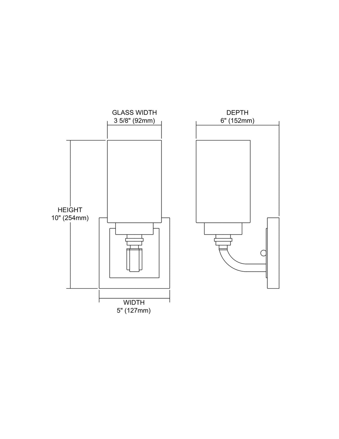 Elk Dawson 11660/1 Wall Sconce Light - Brushed Nickel