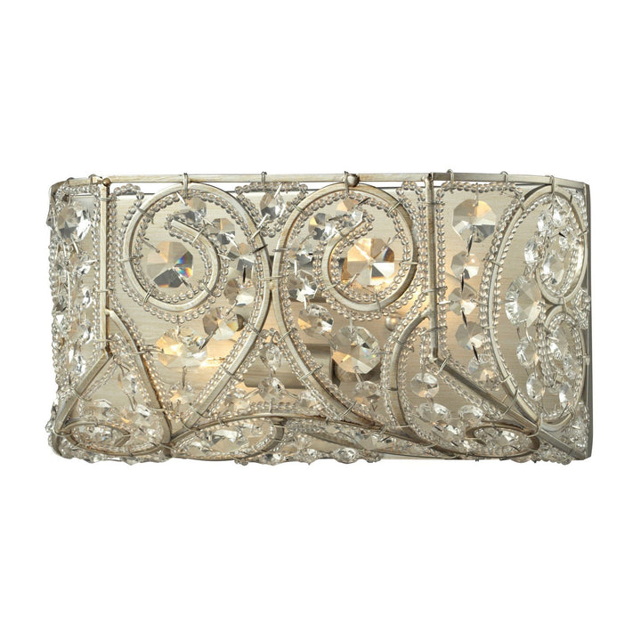 Elk Andalusia 11690/2 Bath Vanity Light 12 in. wide - Aged Silver
