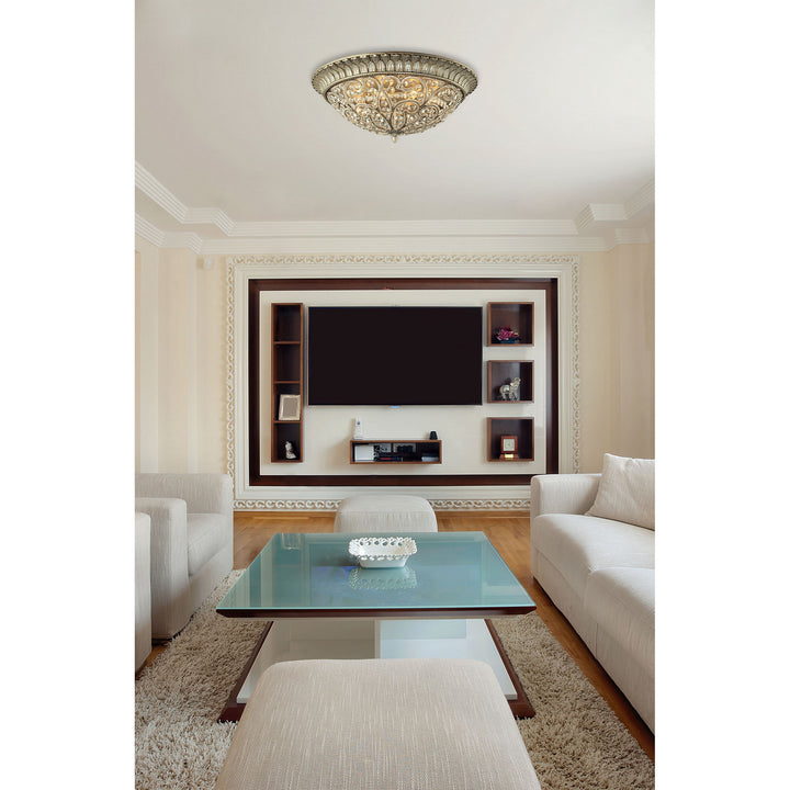 Elk Andalusia 11694/4 Ceiling Light - Aged Silver