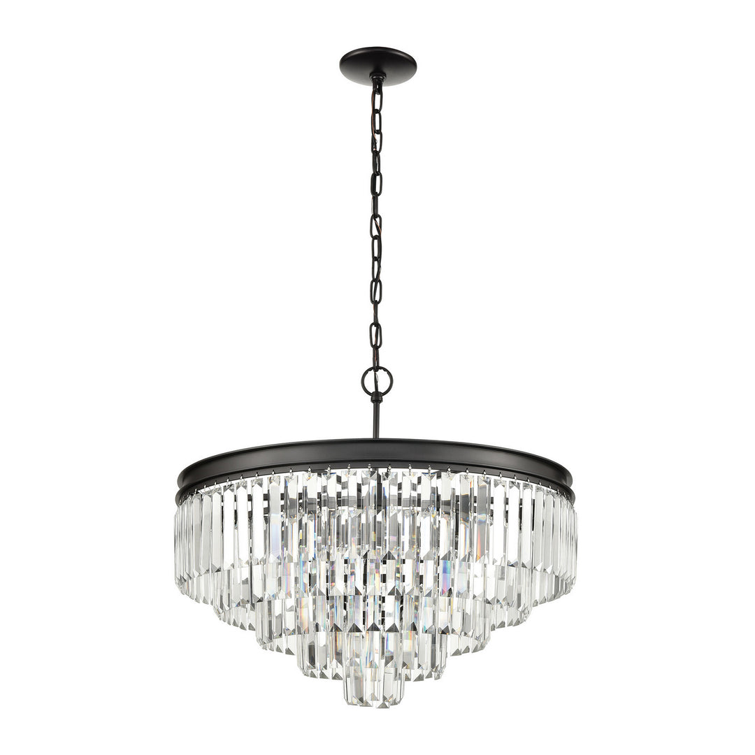 Elk Palacial 14214/5+1 Chandelier Light - Oil Rubbed Bronze