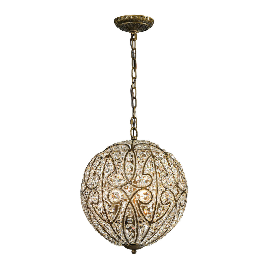 Elk Elizabethan 15974/5 Pendant Light - Dark Bronze