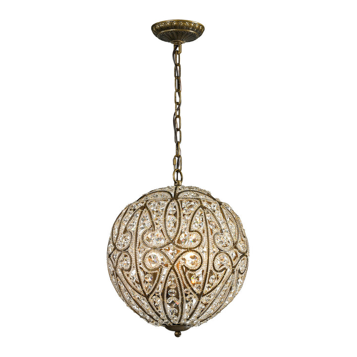 Elk Elizabethan 15974/5 Pendant Light - Dark Bronze