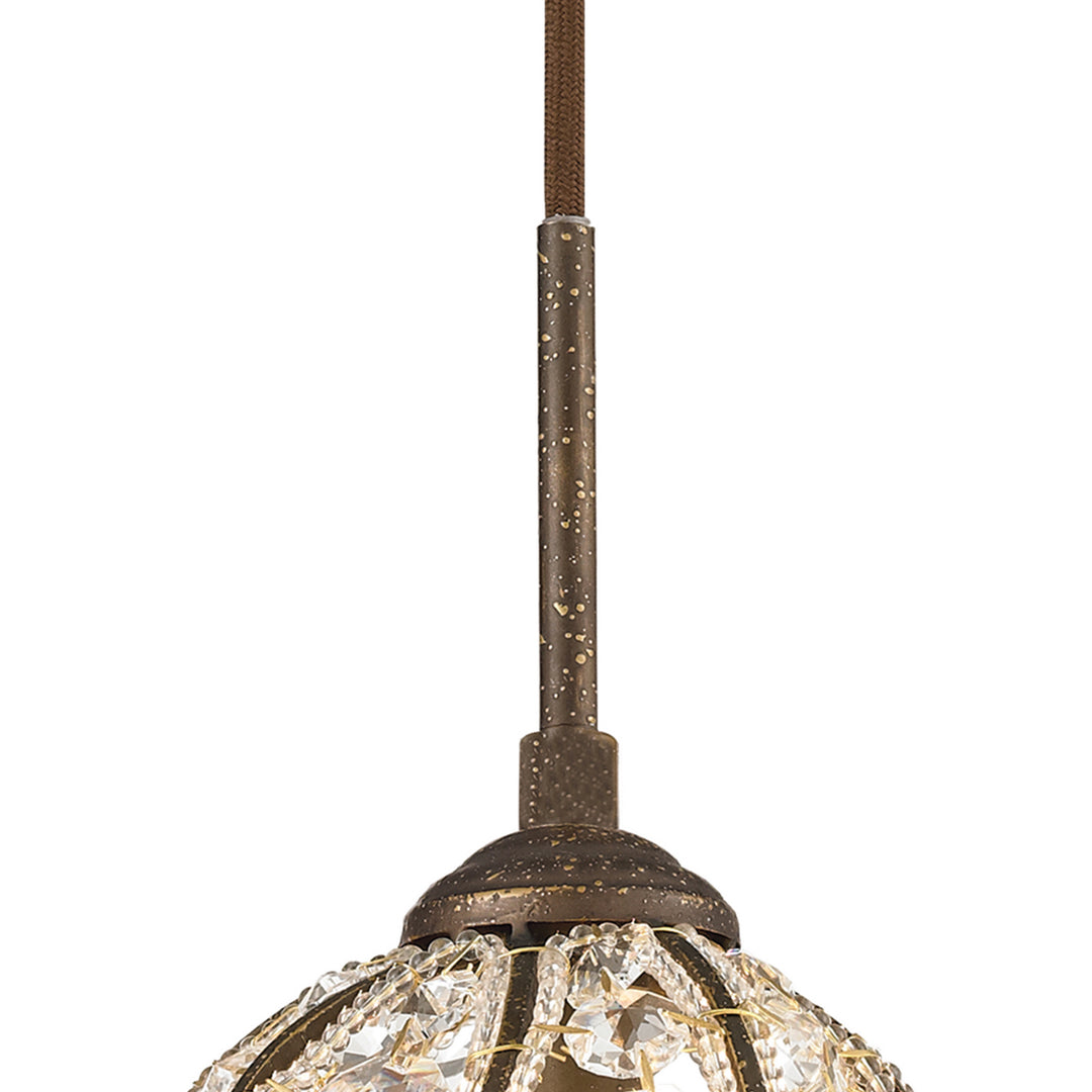Elk Elizabethan 15976/1 Pendant Light - Dark Bronze