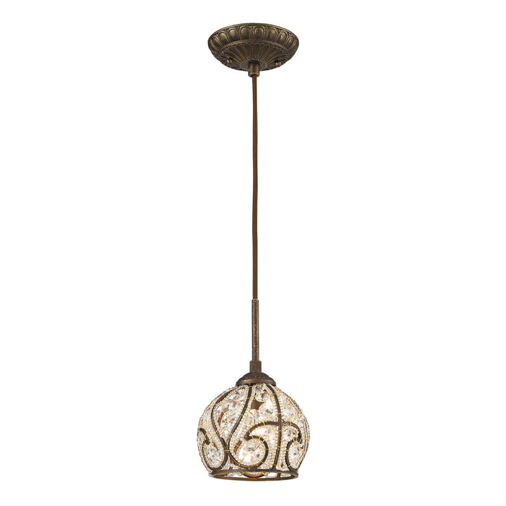 Elk Elizabethan 15976/1 Pendant Light - Dark Bronze
