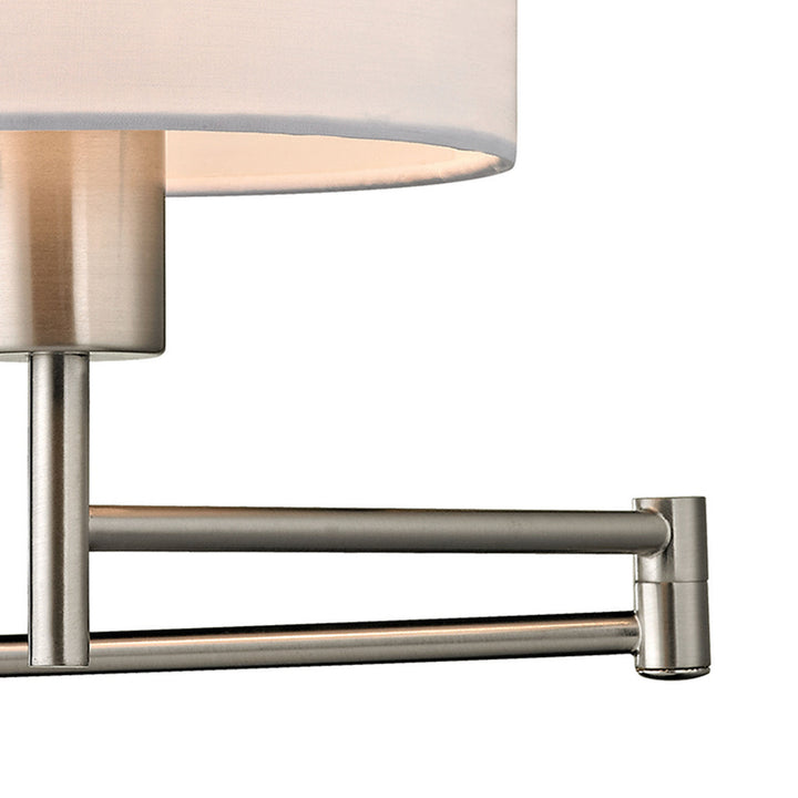 Elk Lighting 17150/1  Carson Lamp Brushed Nickel