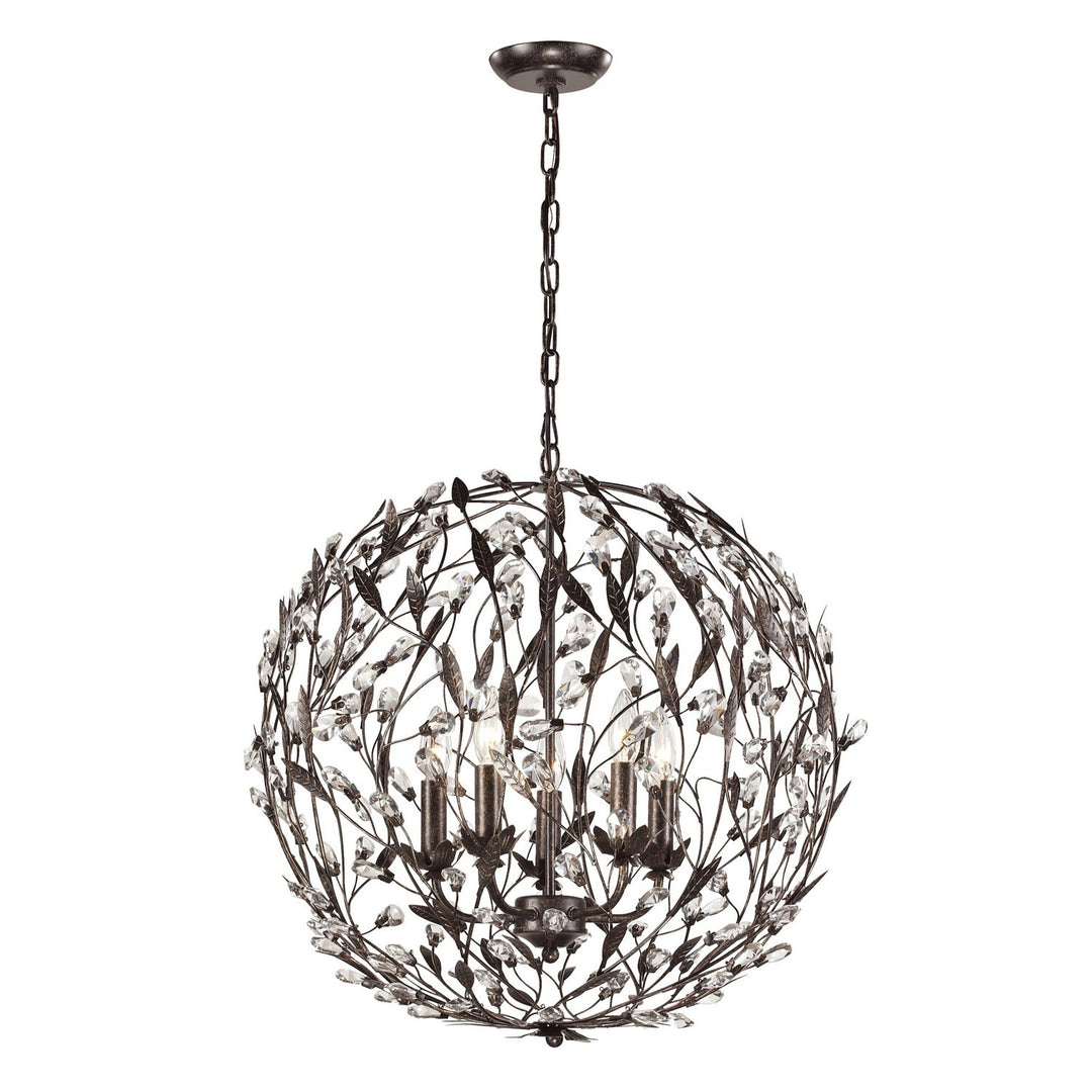 Elk Circeo 18135/5 Chandelier Light - Deep Rust