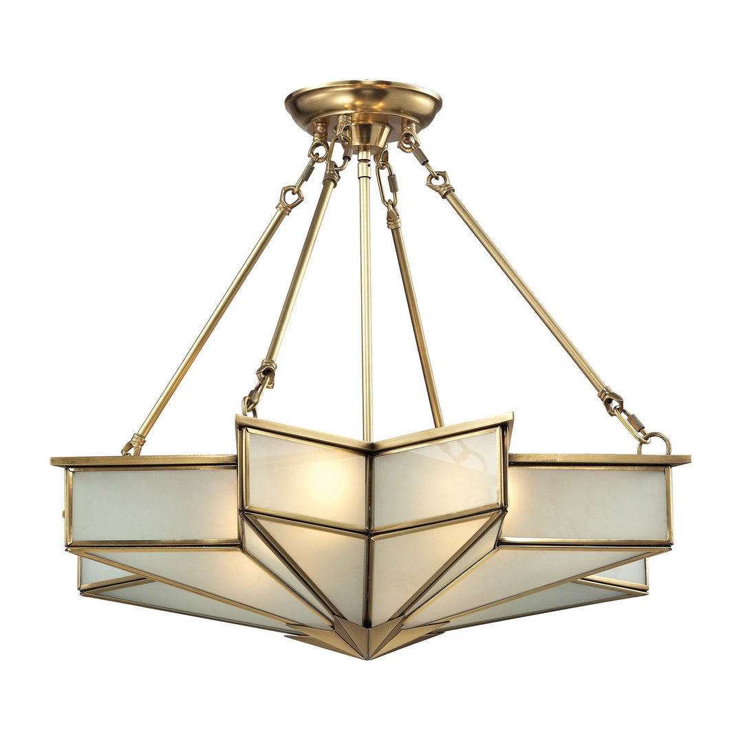 Elk Decostar 22012/4 Pendant Light - Brushed Brass