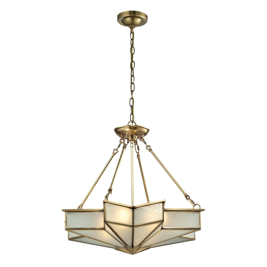Elk Decostar 22012/4 Pendant Light - Brushed Brass