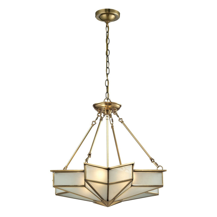 Elk Decostar 22012/4 Pendant Light - Brushed Brass