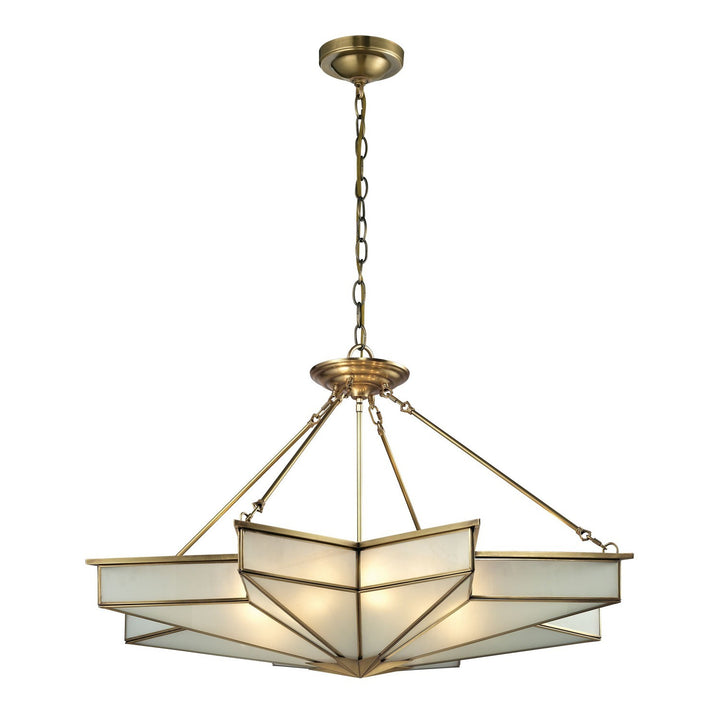 Elk Decostar 22013/8 Pendant Light - Brushed Brass