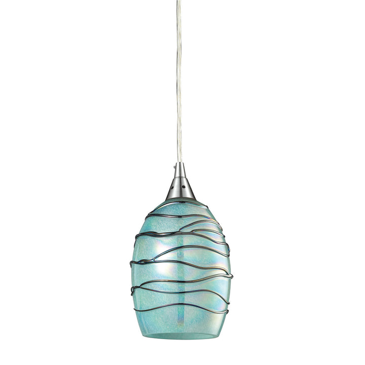 Elk Vines 31348/1MN Pendant Light - Satin Nickel