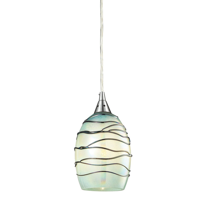 Elk Vines 31348/1MN Pendant Light - Satin Nickel