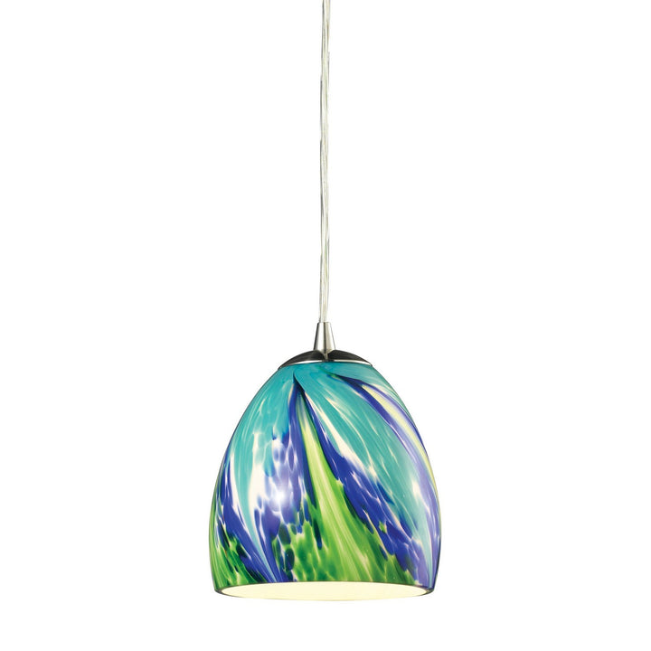 Elk Colorwave 31445/1TB Pendant Light - Satin Nickel