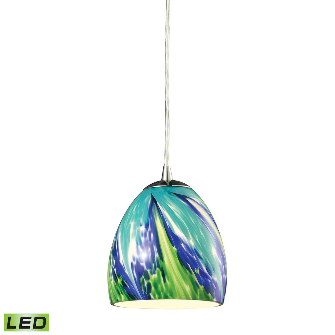 Elk Colorwave 31445/1TB-LED Pendant Light - Satin Nickel