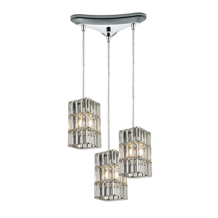 Elk Cynthia 31488/3 Pendant Light - Polished Chrome