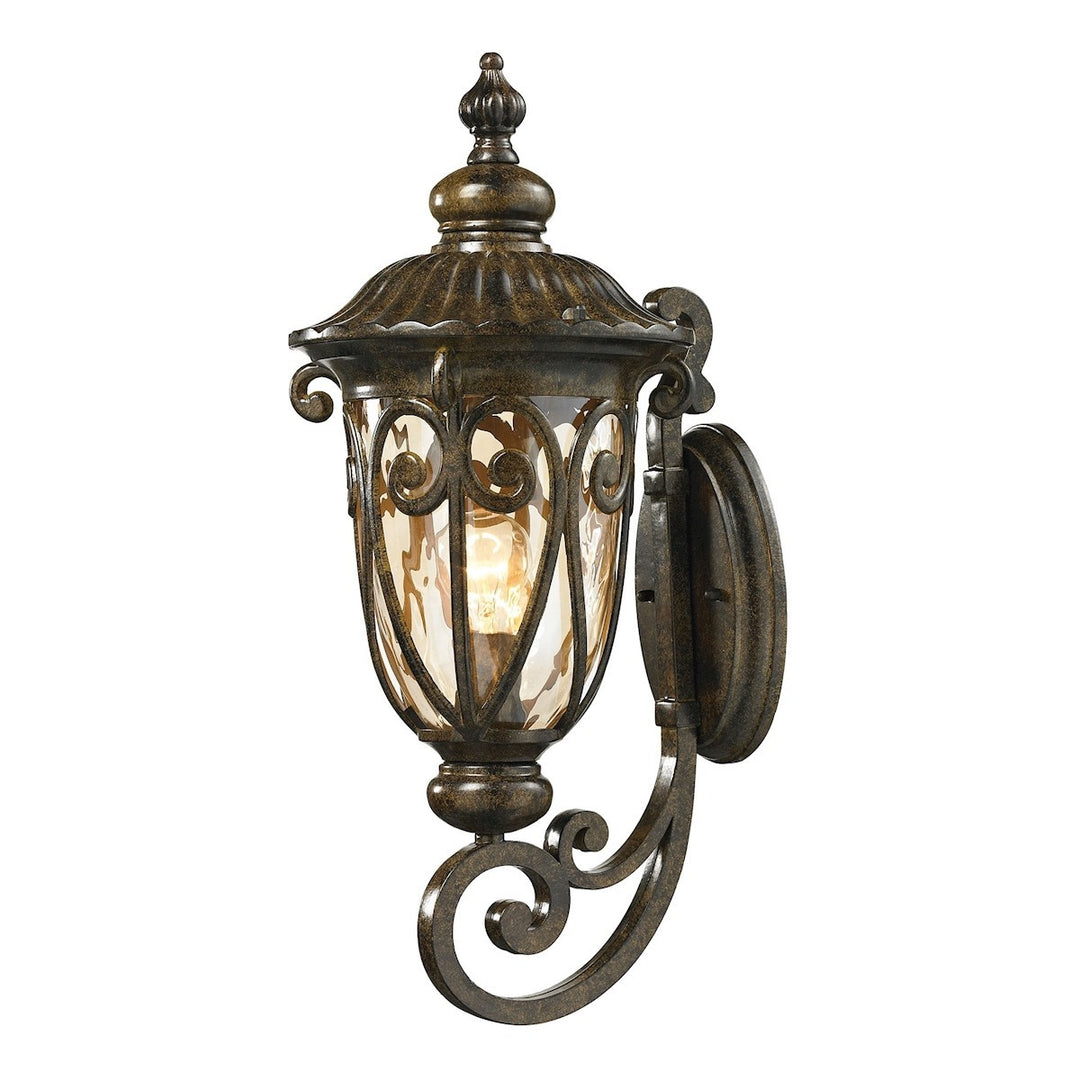 Elk Lighting 45071/1  Logansport Outdoor Hazelnut Bronze