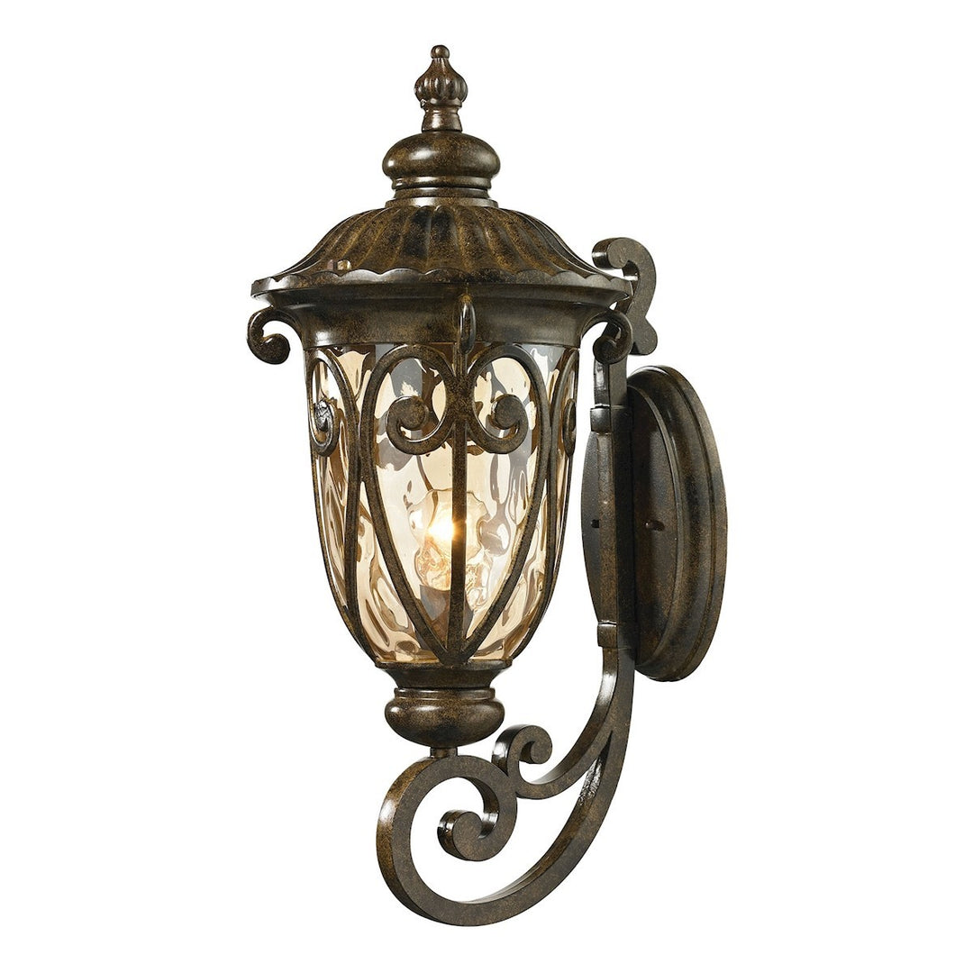 Elk Lighting 45072/1  Logansport Outdoor Hazelnut Bronze