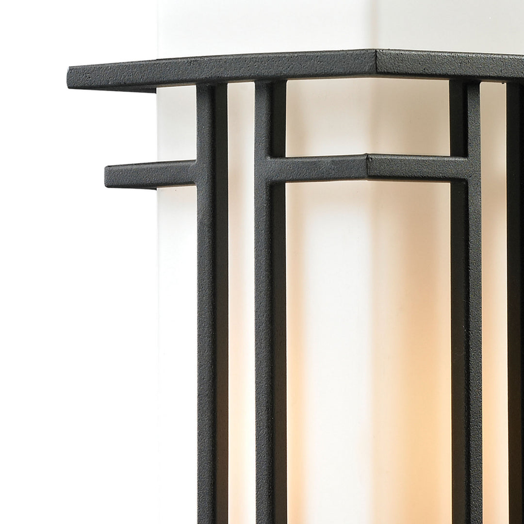 Elk Lighting 45085/1  Croftwell Outdoor Textured Matte Black