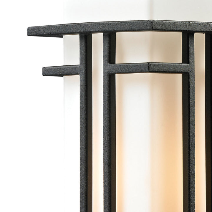 Elk Lighting 45085/1  Croftwell Outdoor Textured Matte Black