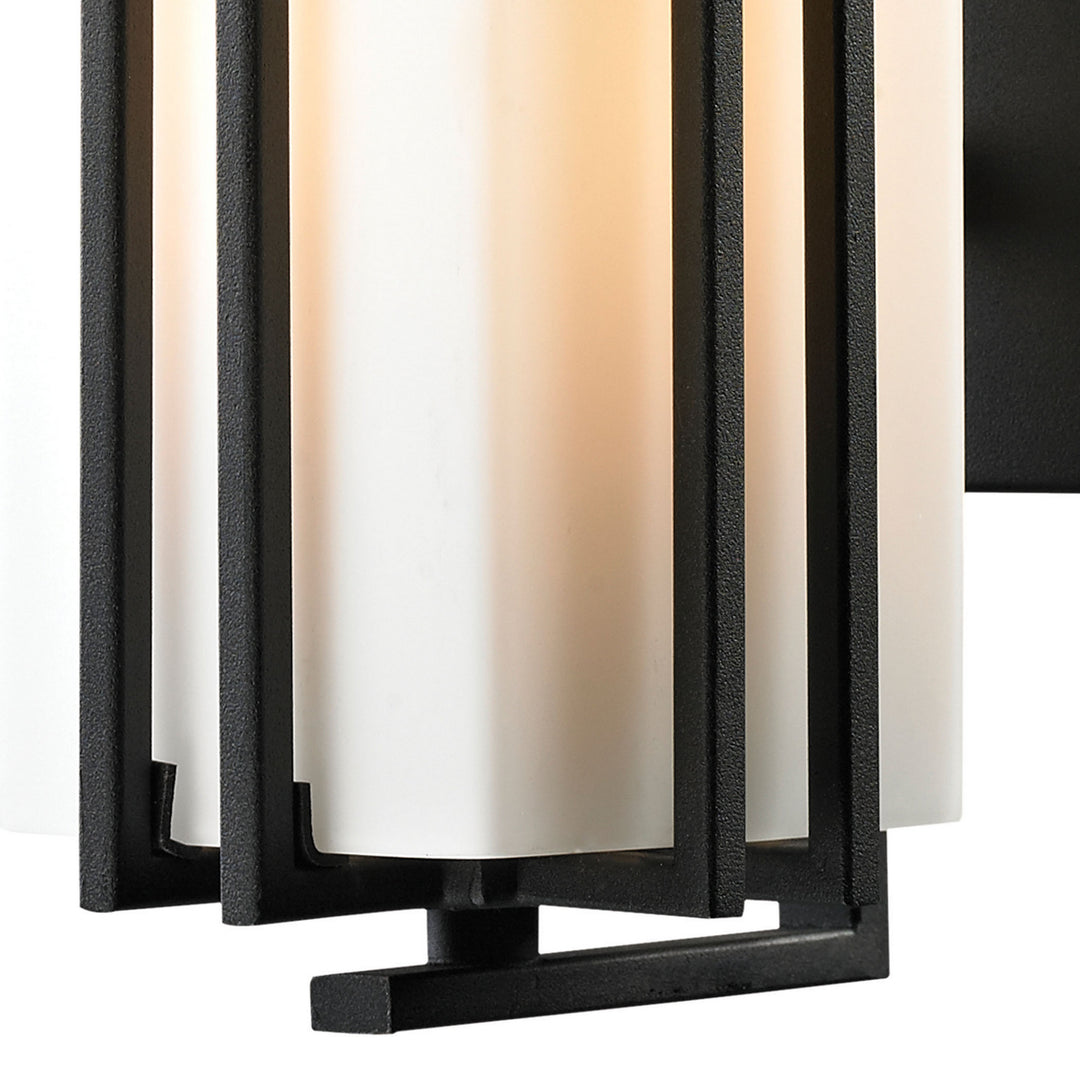 Elk Lighting 45085/1  Croftwell Outdoor Textured Matte Black