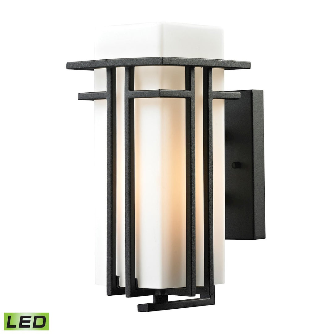 Elk Lighting 45085/1-LED  Croftwell Outdoor Textured Matte Black
