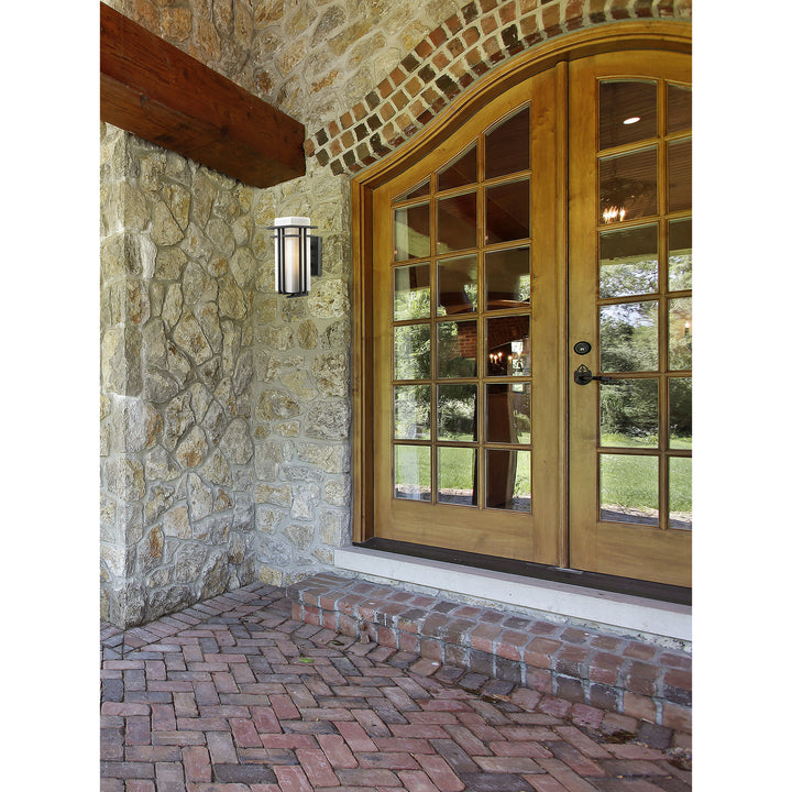 Elk Lighting 45086/1  Croftwell Outdoor Textured Matte Black