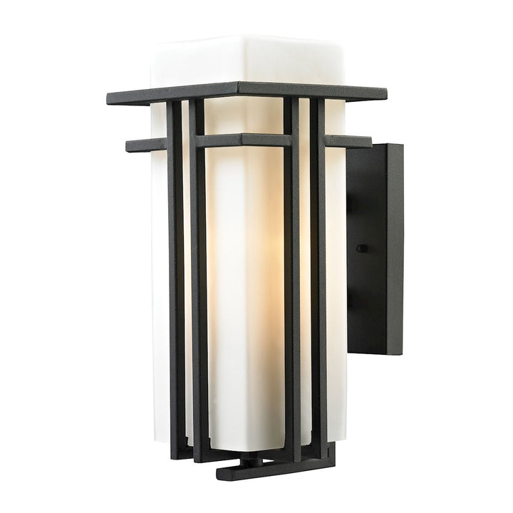 Elk Lighting 45086/1  Croftwell Outdoor Textured Matte Black