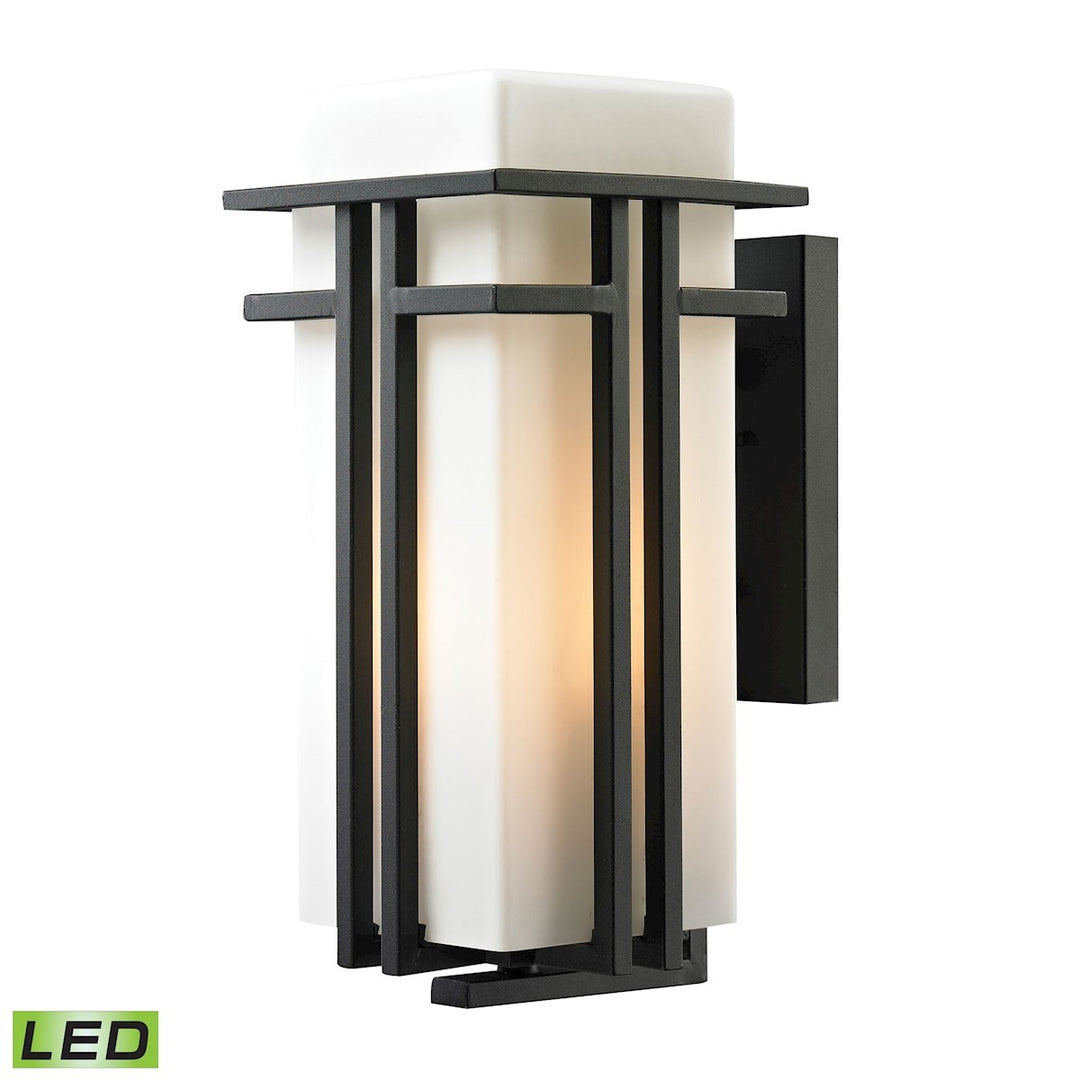 Elk Lighting 45087/1-LED  Croftwell Outdoor Textured Matte Black