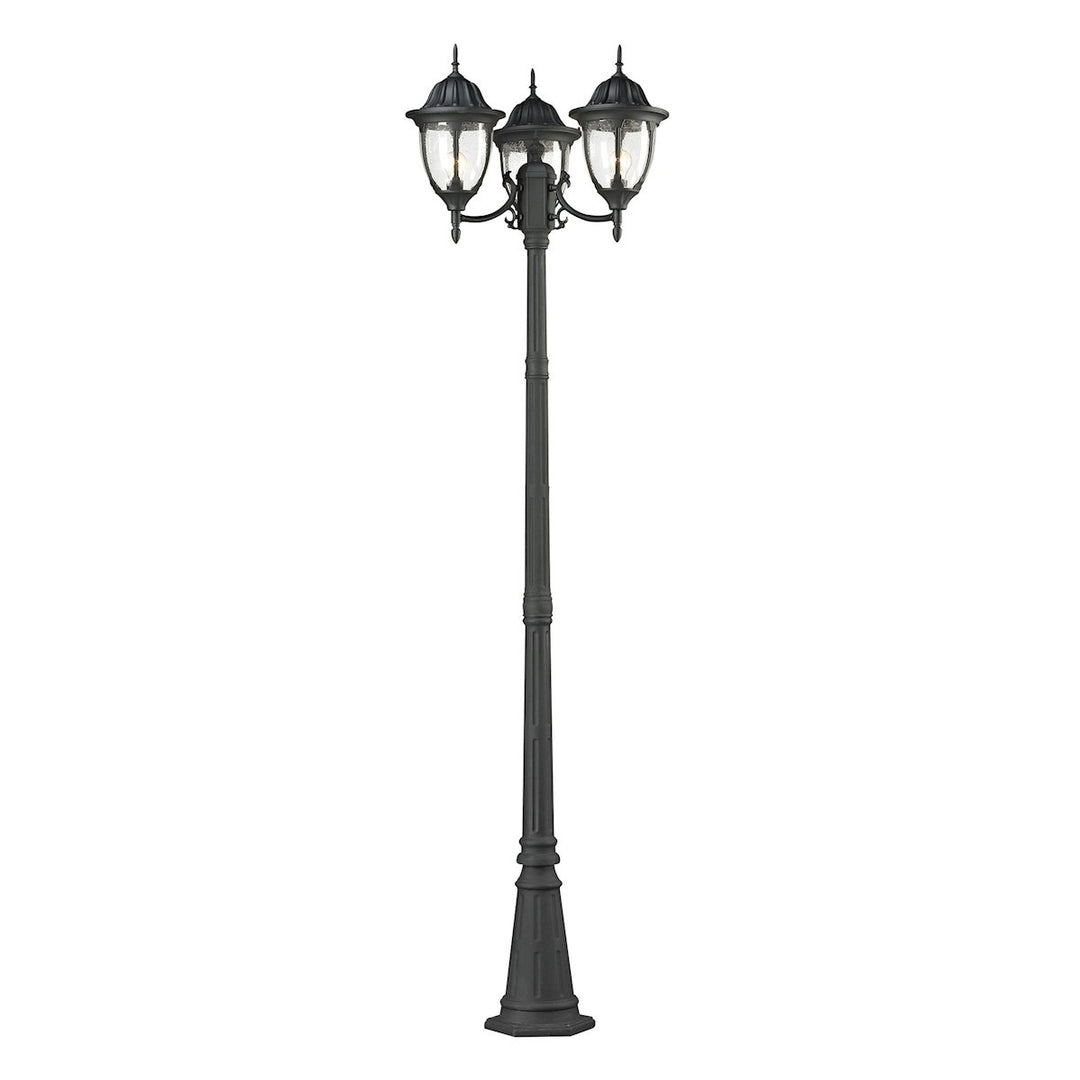 Elk Lighting 45089/3  Central Square Outdoor Textured Matte Black