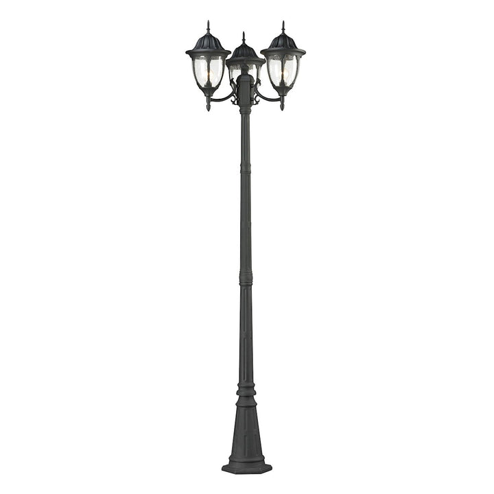 Elk Lighting 45089/3  Central Square Outdoor Textured Matte Black