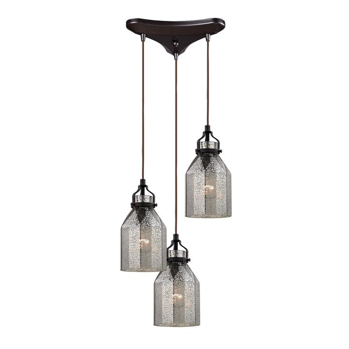 Elk Danica 46009/3 Pendant Light - Oil Rubbed Bronze