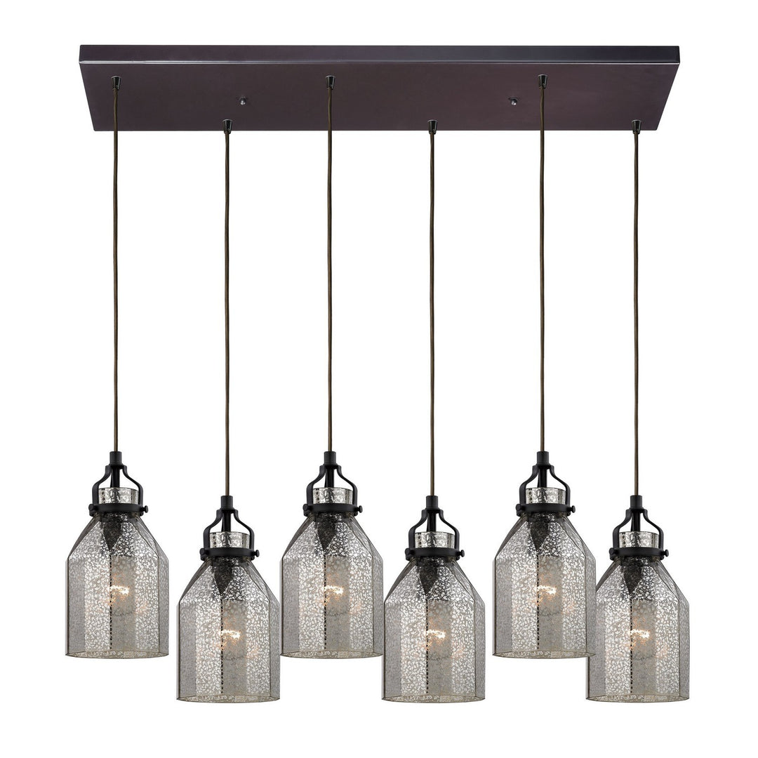 Elk Danica 46009/6RC Pendant Light - Oil Rubbed Bronze