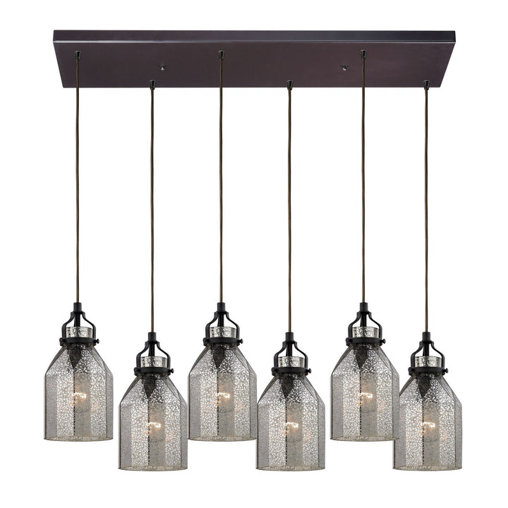 Elk Danica 46009/6RC Pendant Light - Oil Rubbed Bronze